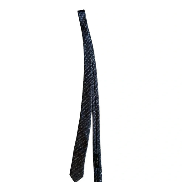 Ted Baker London Blue Patterned Tie Mens Formal Business Office - Picture 2 of 6